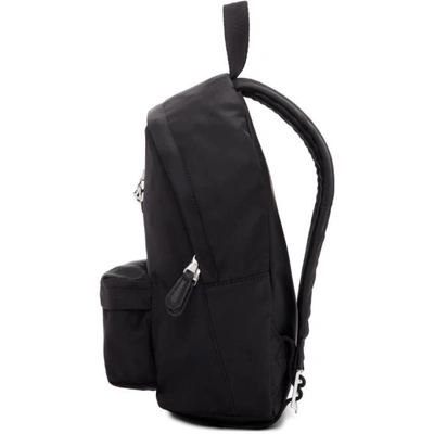 Shop Versus Black Nylon Lion Backpack In F461n Black