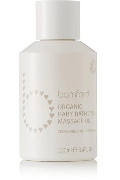 Shop Bamford Baby Bath & Massage Oil, 100ml - Colorless