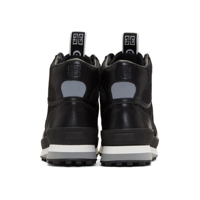 Shop Givenchy Black Tr3 Runner High-top Sneakers