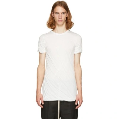 Shop Rick Owens White Double T-shirt