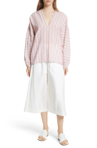 Shop Vince Side Slit Culottes In Off White