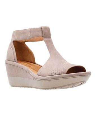 clarks nubuck wedge