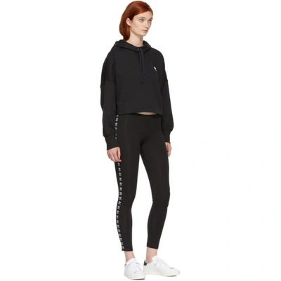 Shop Adidas Originals Black Cropped Hoodie