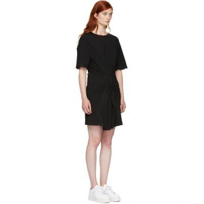 Shop Opening Ceremony Black Hook And Eye T-shirt Dress In 0001 Black
