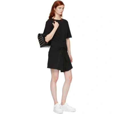 Shop Opening Ceremony Black Hook And Eye T-shirt Dress In 0001 Black