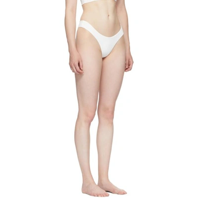 Shop Myraswim White Cindy Bikini Briefs In Vanilla
