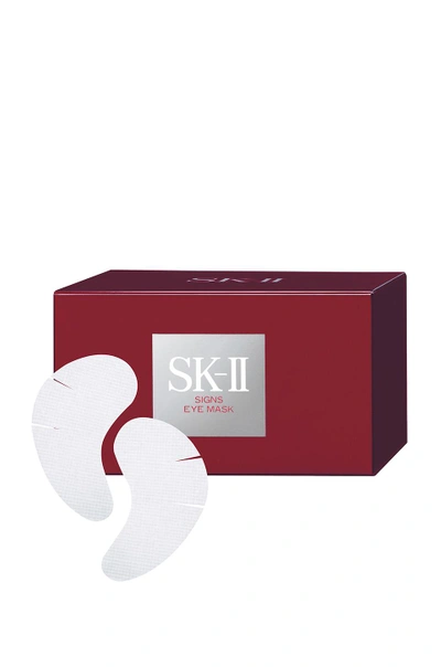 Shop Sk-ii Signs Eye Mask 14 Pack In N/a
