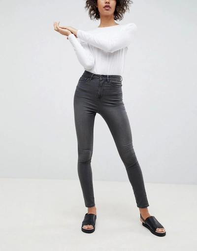 Shop Waven Anika High Rise Skinny Jeans-gray