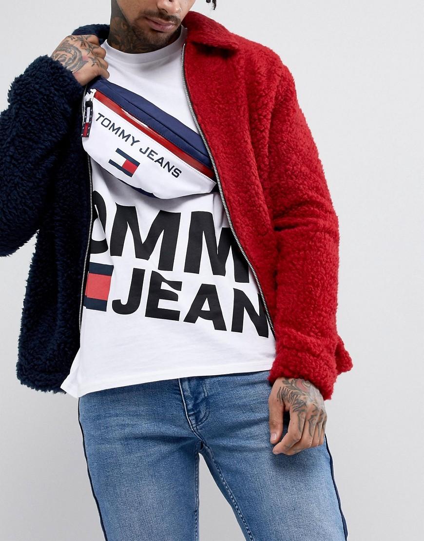 tommy jeans logo fanny pack