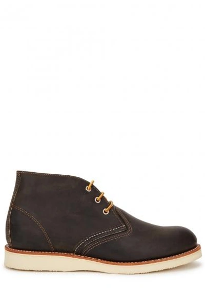 Shop Red Wing Shoes Anthracite Leather Chukka Boots
