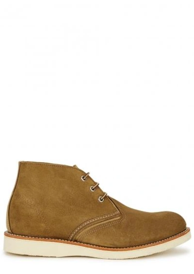 Shop Red Wing Shoes Olive Suede Chukka Boots