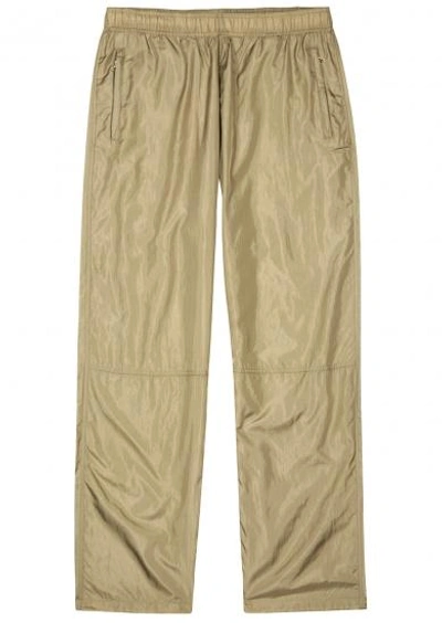 Shop Our Legacy Para Sail Drape Ripstop Jogging Trousers In Green