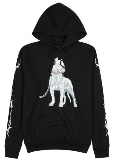 Shop Marcelo Burlon County Of Milan Doggo-print Cotton Sweatshirt In Black