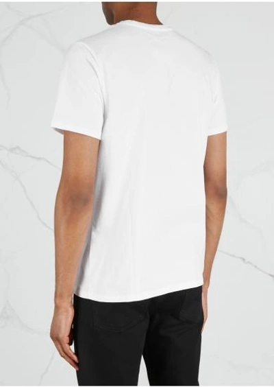 Shop Apc Émeric Logo-print Cotton T-shirt In White