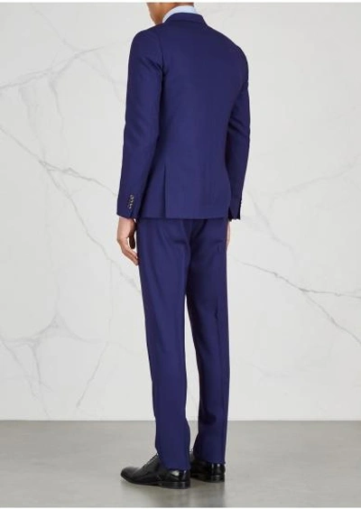 Shop Paul Smith Soho Fused Blue Wool Suit