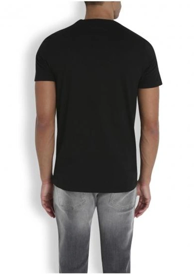Shop Polo Ralph Lauren Black Slim Cotton T-shirt