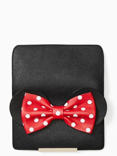 Shop Kate Spade Make It Mine Minnie Mouse Flap In Black