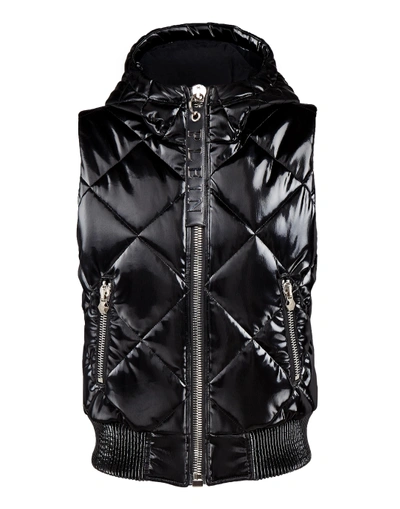 Shop Philipp Plein Short Vest "rich" In Black