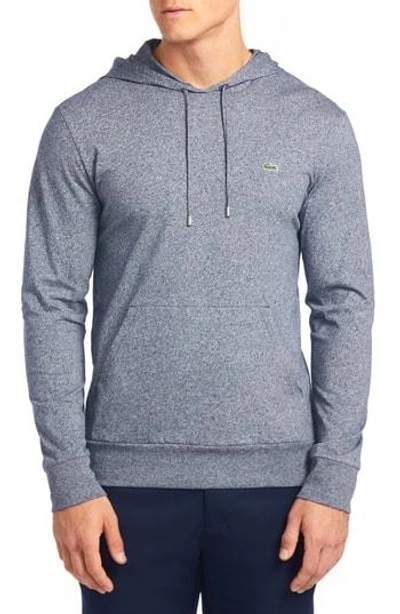 Shop Lacoste Pullover Hoodie In Chine Cachou