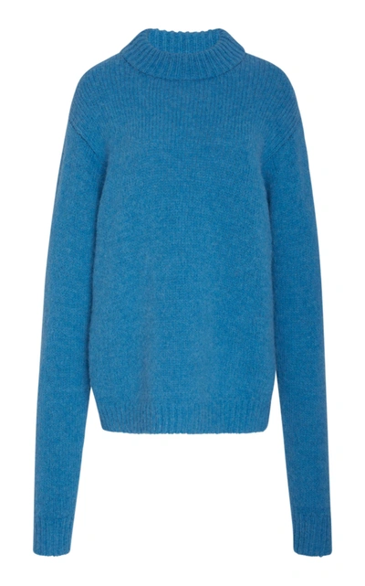 Shop Tibi Cozette Easy Sweater In Blue