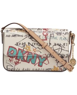 dkny graffiti crossbody
