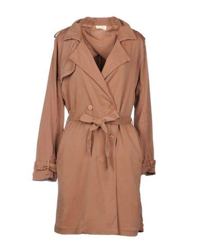 Shop American Vintage Double Breasted Pea Coat In Light Brown