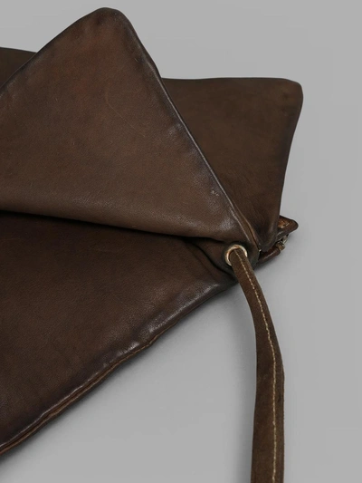 Shop Guidi Brown Shoulder Bag