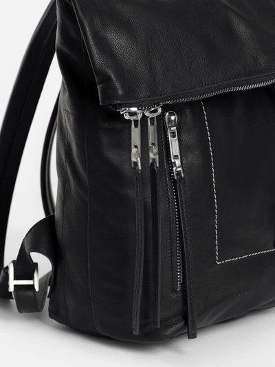 Shop Rick Owens Black Small Duffle Backpack