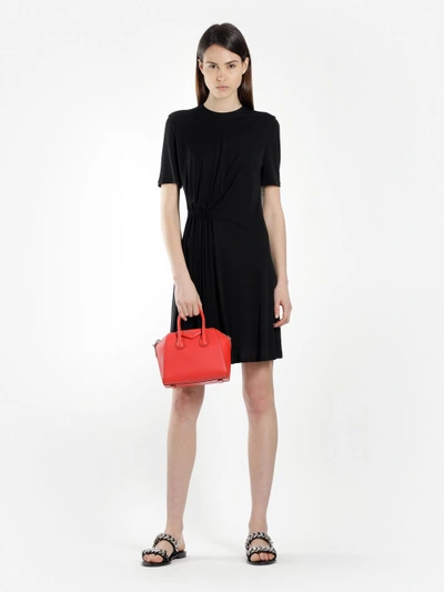Shop Givenchy Red Mini Antiogna Bag