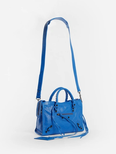 Shop Balenciaga Women's Blue Classic City Bag Small