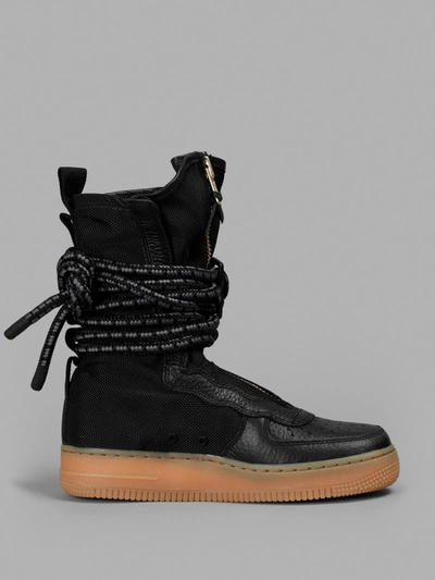 Shop Nike Women's Black Sf Air Force 1 Hi Boot Sneakers