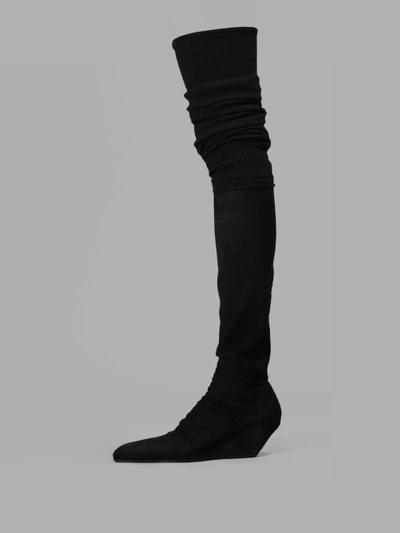 Shop Rick Owens Women's Black Socks Boots