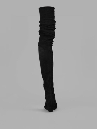 Shop Rick Owens Women's Black Socks Boots