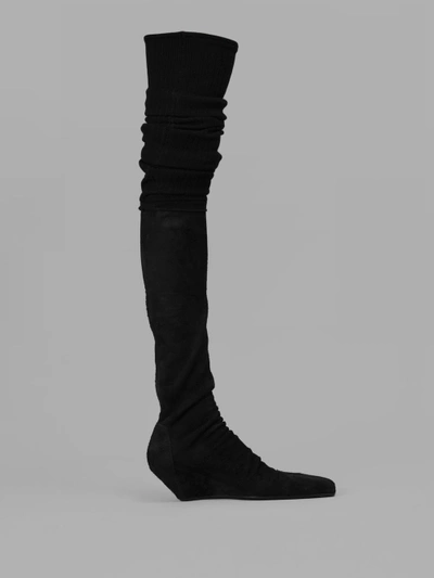 Shop Rick Owens Women's Black Socks Boots