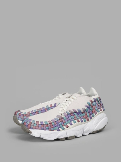 Shop Nike Women's Off-white Air Footscape Woven Sneakers In Off White