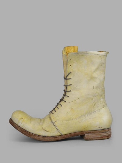 Shop A Diciannoveventitre Pale Yellow Boots