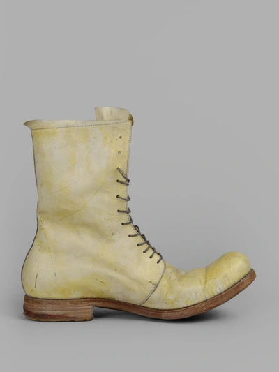 Shop A Diciannoveventitre Pale Yellow Boots