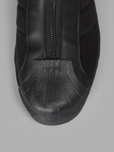 Shop Yohji Yamamoto Women's Adidas High Star Sneakers In Black