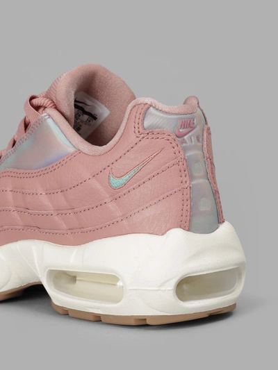 Shop Nike Women's Pink Air Max 95 Sneakers