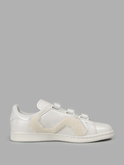 Shop Raf Simons Women's White Stan Smith Comfort Badge