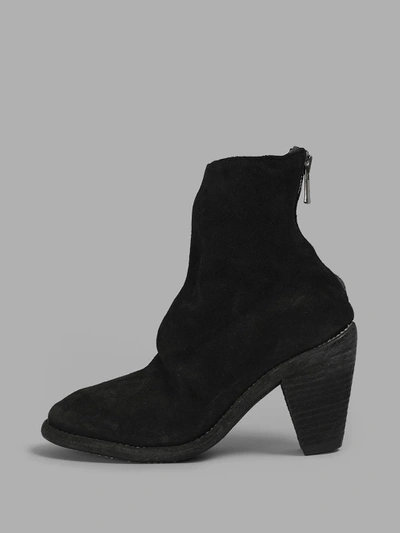Shop Guidi Women's Black Leather Ankle Boots