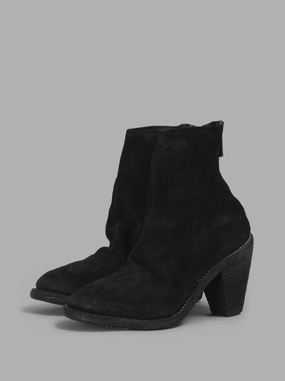 Shop Guidi Women's Black Leather Ankle Boots