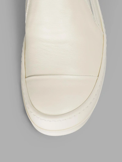 Shop Rick Owens Women's Boat Sneaker In White