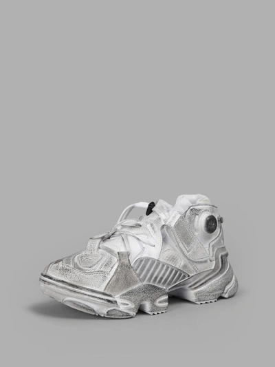 Vetements White Reebok Edition Genetically Pump Sneakers | ModeSens