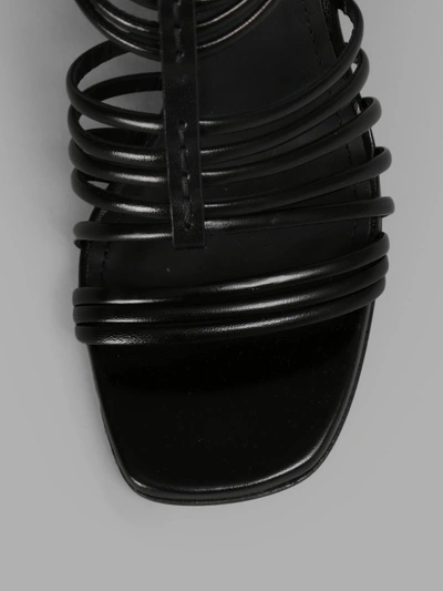 Shop Rick Owens Women's Black Mignon Wedge Sandal