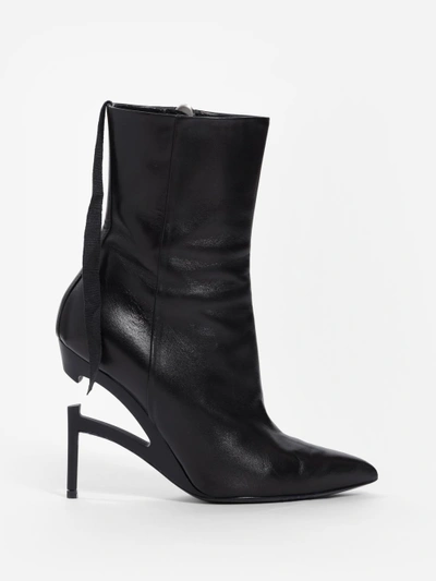 Shop Ben Taverniti Unravel Project Ben Taverniti Unravel Women's Black Cut Out Heel Boots