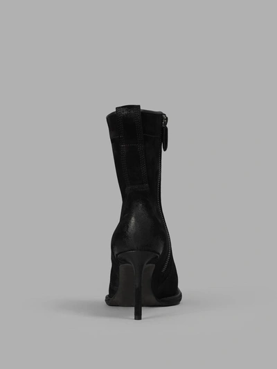Shop Haider Ackermann Women's Black Suede Ankle Boots