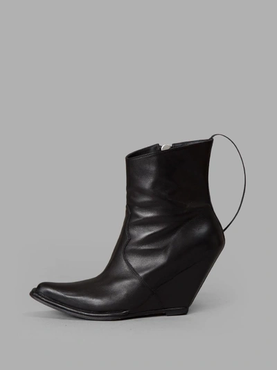 Shop Ben Taverniti Unravel Project Black Ankle Boots