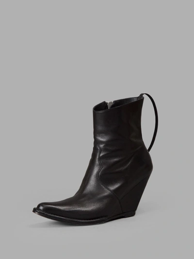 Shop Ben Taverniti Unravel Project Black Ankle Boots