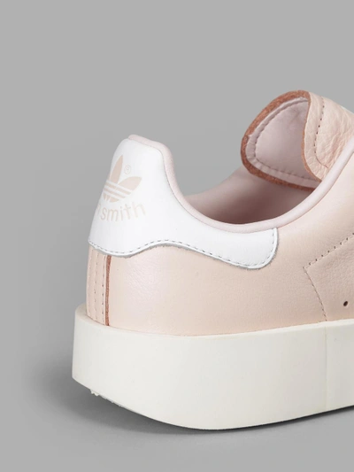 Shop Adidas Originals Adidas Pink Stan Smith Bold Sneakers In Light Pink